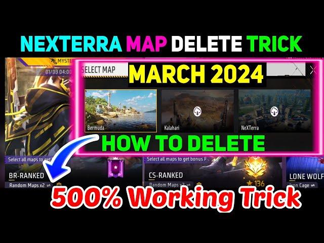 cara menghapus map nextera di ff max 2024 / how to delete nexterra map after update