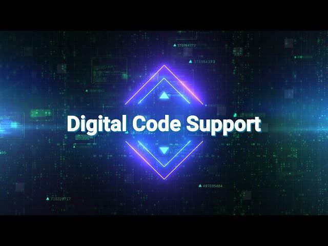 Digital code support  Project  4K 1 intro