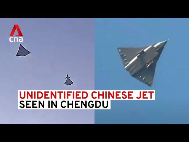 New Chinese fighter jet seen over Chengdu