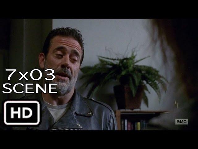 The Walking Dead 7x03 "Negan tells Dwight and Sherry Story to Daryl" Scene Season 7 Episode 3