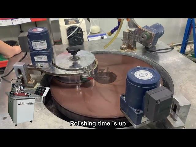 Super fine polishing of copper sheet by single - sided lapping machine