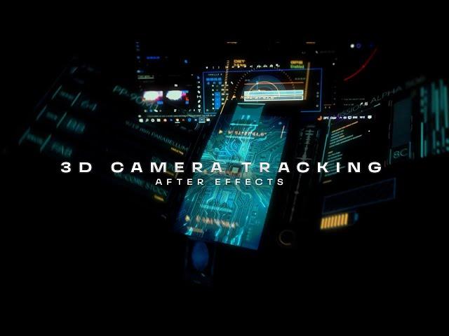 3D Camera tracking | HUD Elements | After effects