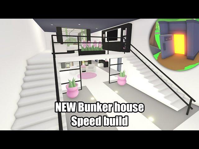 Modern Aesthetic BUNKER SPEED BUILD in Adopt me! Roblox (Part 1)