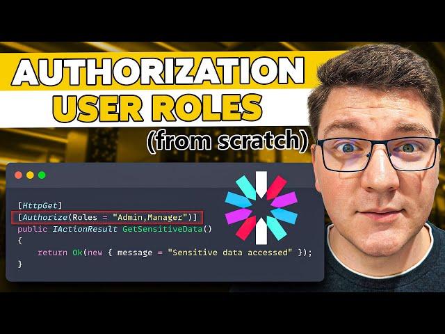 Build a SIMPLE Role-Based Auth System in .NET (from scratch)