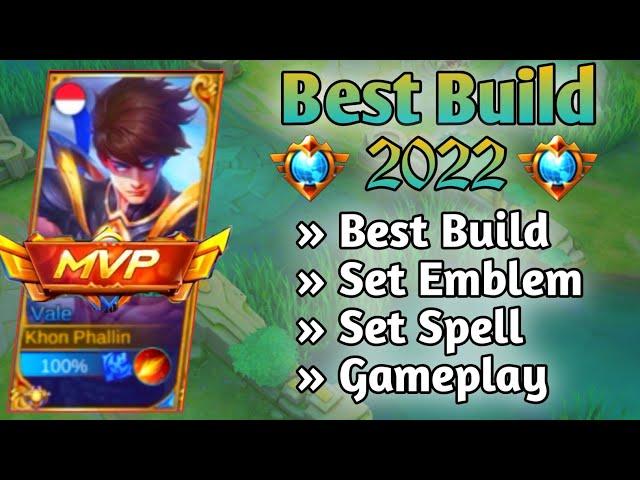 MANIAC !! VALE ONE SHOT MANIAC ~ VALE BEST BUILD ITEM 2022 ~  VALE TOP 1 GLOBAL GAMEPLAY 