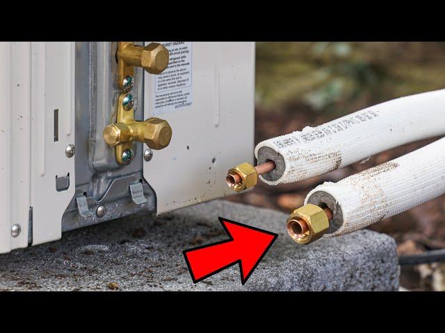 How To: Properly FLARE Refrigerant Pipes On A DUCTLESS Mini Split