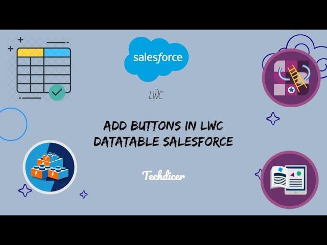 Add Buttons In LWC Datatable Salesforce