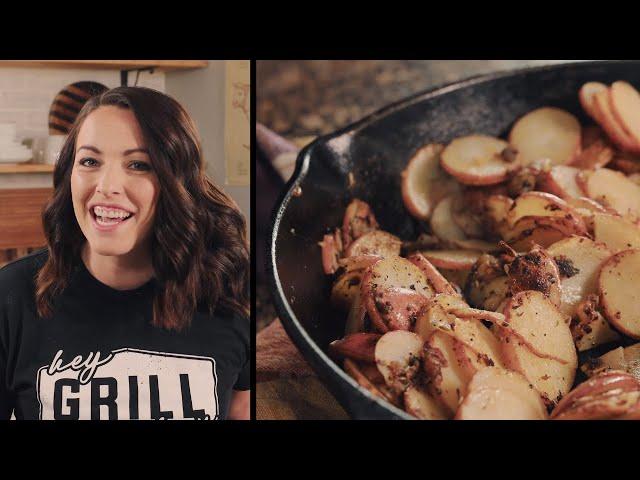 CRISPY Skillet Potatoes - How To