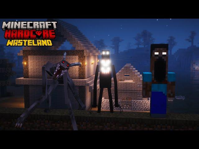 Surviving Minecraft's Scariest Mods in a Deadly Wasteland in Minecraft