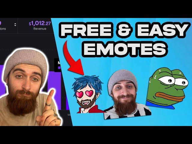 How To Make Twitch Emotes For FREE in 2024! Twitch Affiliate Tutorial