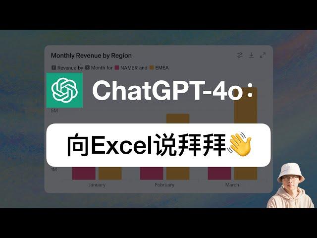 ChatGPT-4o数据分析能力大升级：可视化+互動式！上班族不再需要學習Excel了