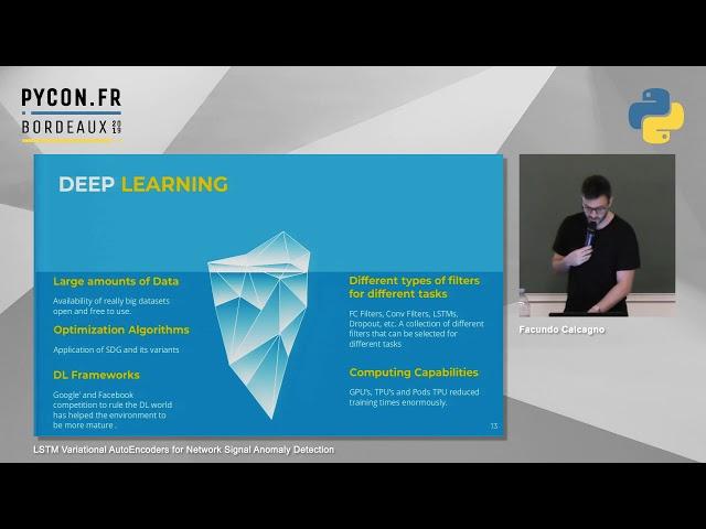 PyConFR 2019 - LSTM Variational AutoEncoders for Network Signal Anomaly Detection - Facundo Calcagno