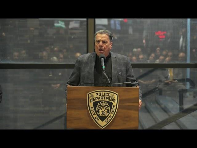 Police Commissioner Jessica S. Tisch joins NYPD executives for a crescent lighting ceremony - 2025