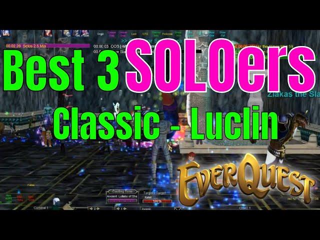 Best Solo Classes? EverQuest