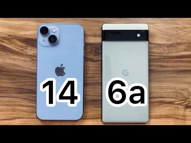 Google Pixel 6a vs iPhone 14