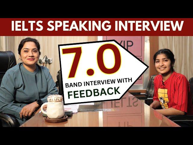 IELTS Speaking Interview 2023 - Band 7 with Feedback | Full IELTS Speaking Test | Sapna Dhamija