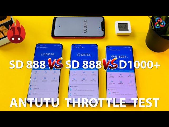 Mi 11 Global vs Mi 11 China vs Oppo Reno5 Pro ANTUTU THROTTLE TEST