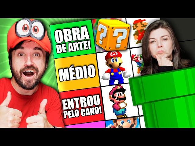 O MELHOR MARIO DE TODOS OS TEMPOS?!?  - Tierlist videogames