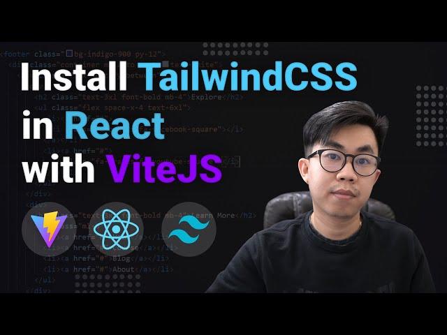 How to use Tailwind CSS in React with Vite | Install TailwindCSS in React with ViteJS for Beginners