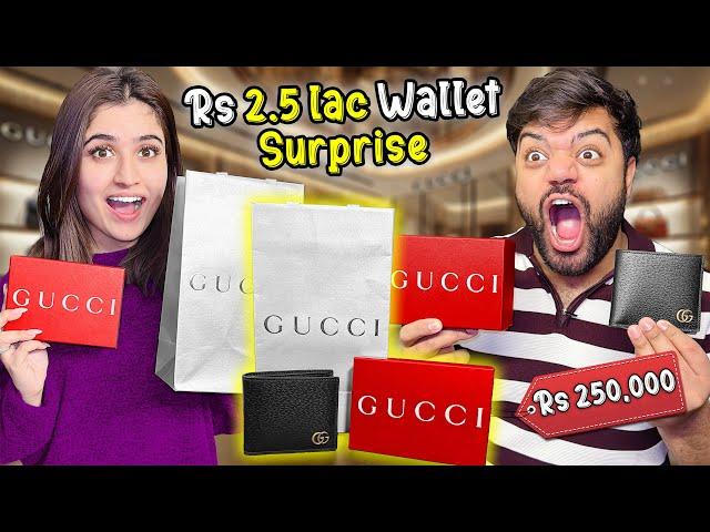 Aroob Surprised Me With A Rs. 250,000 Gucci Wallet 