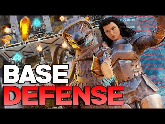 The Most INSANE Base Defense in My 10,000 Hours... - ARK: Survival Ascended