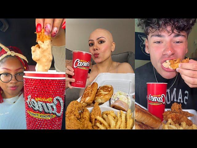 best raising canes mukbangs on tiktok that i love watching