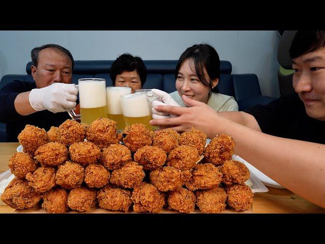 치쏘? 치맥? 비비큐 황금올리브 닭다리 먹방!! (BBQ Fried Chicken Drumsticks) 먹방!! - Mukbang eating show