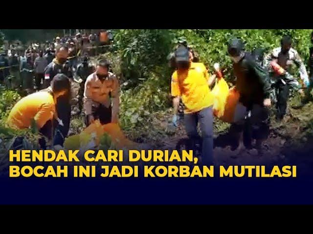 Pergi ke Ladang Mencari Durian, Bocah di Lampung ini jadi Korban Mutilasi