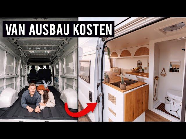 Was kostet ein (Luxus) VAN Ausbau? ∙ ALLE KOSTEN (wirklich jeder Cent!) ∙ DIY Campervan Selbstausbau