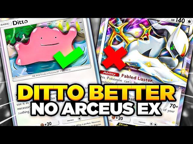 No Arceus EX?! Counter Arceus Decks with "Ditto EX" !!! 【Pokemon TCG Pocket】