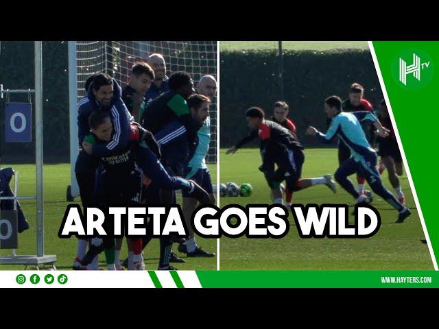 Saka & Martinelli STILL ABSENT as Arteta races Nwaneri in Arsenal training