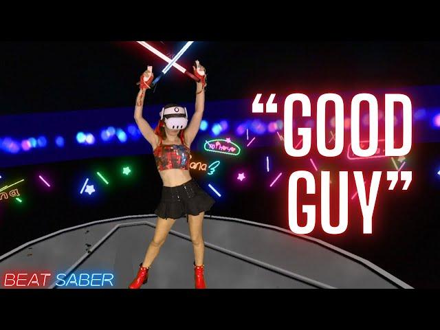 "Good Guy" by Against The Current in Beat Saber! (Expert+) First Attempt | Mixed Reality