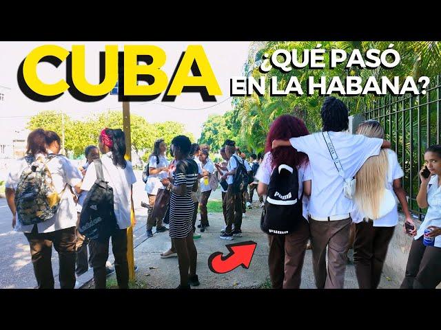 This was the RETURN TO SCHOOL IN CUBA: Streets of Havana Cuba September 2024