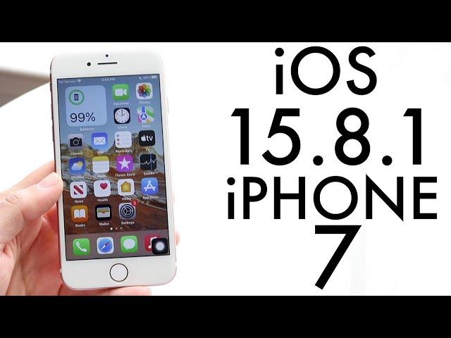 iOS 15.8.1 On iPhone 7! (Review)