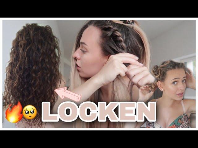 POWER CURLS over NIGHT (Locken OHNE Hitze) - VLOG