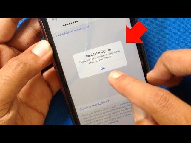 This iCloud Account Has Already Been Added to Your iPhone or iPad