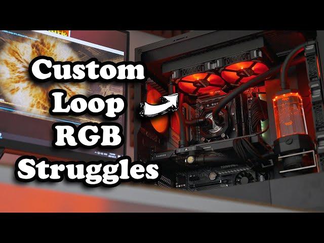 All AMD Custom Loop Gaming PC: Ft. RGB struggles