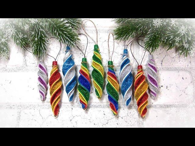 Игрушки на елку за 5 минут своими руками  НОВОГОДНИЕ 2020  diy christmas ornaments