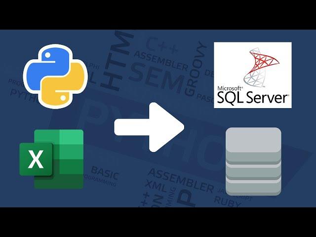 Import Excel Tables To SQL Server (Or Any Database) Without A Single Line Of SQL Using Python