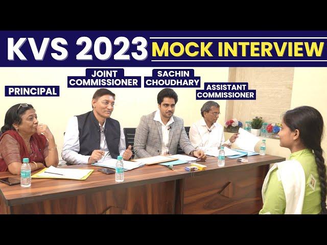 KVS Mock Interview,feedback by Sachin choudhary