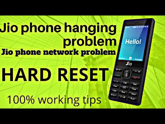 Jio phone hanging problem and network with solution hard reset|Jio phone solution