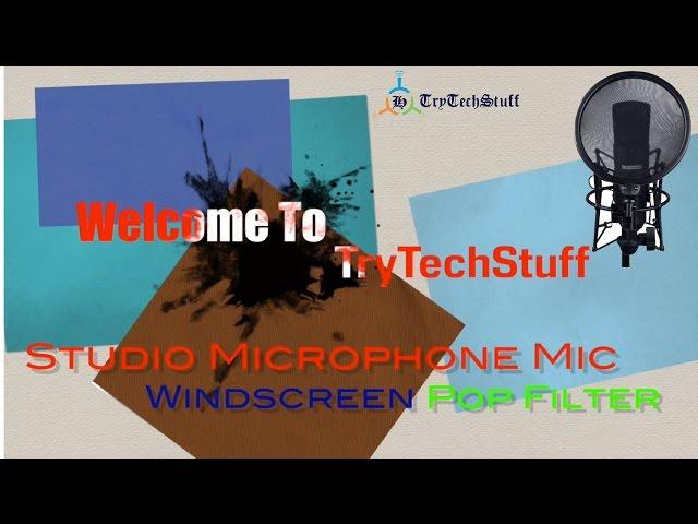 Studio Microphone Mic Wind Screen Pop Filter