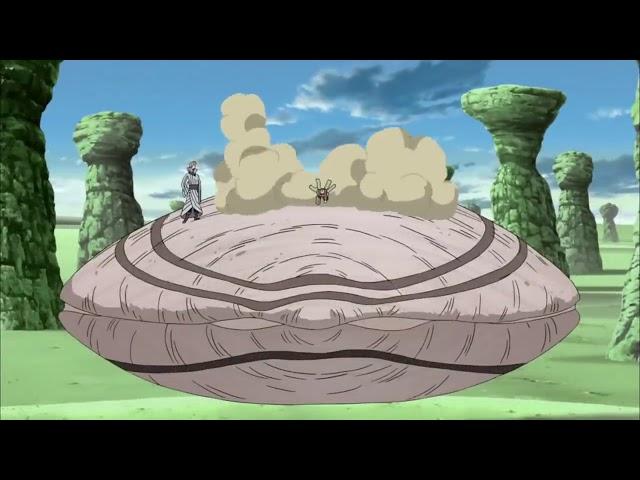 Naruto,Gaara And Onoki Vs 4 Kages illusion shell belonging to mizukage (sub english)