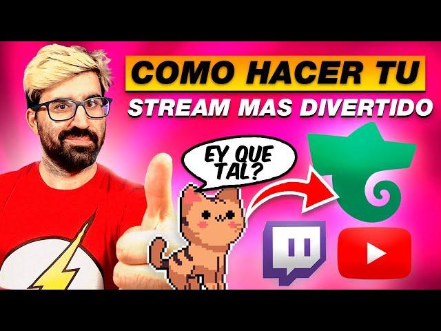  COMO HACER STREAMS MUCHO MAS DINAMICOS  TU MASCOTA KAPPAMON TUTORIAL ESPAÑOL