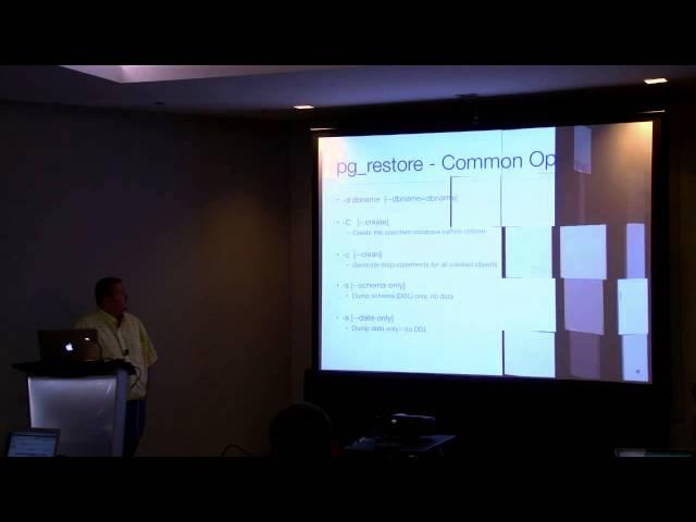 Kevin Kempter: PostgreSQL Backup and Recovery Methods