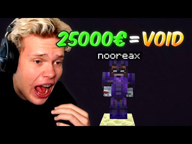 Nooreax springt wegen 25000€ DONATION-GOAL in den Void...  (Alles Weg)