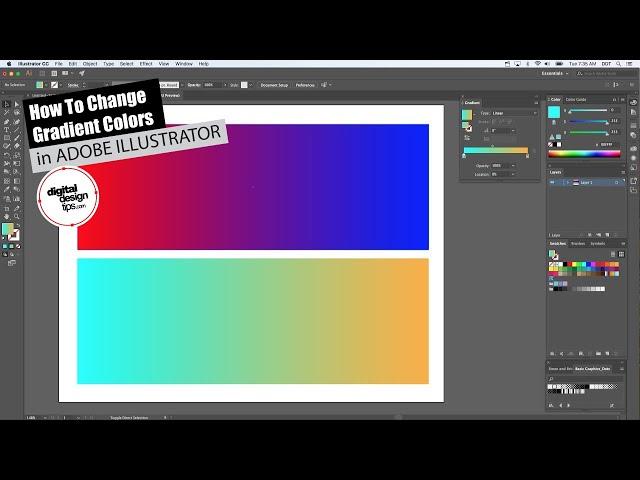 How to Change Gradient Colors in Adobe Illustrator