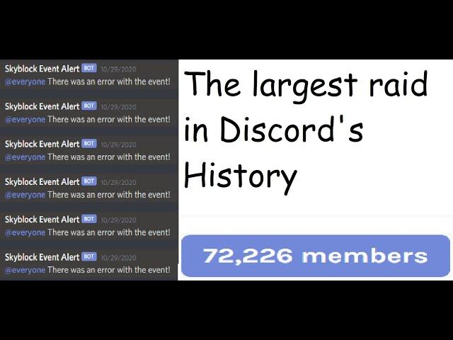 The Biggest Raid in Discord's History (A documentary)