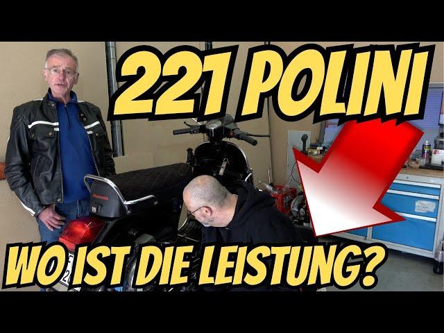 221cccm POLINI | Wo ist die LEISTUNG? | VESPA PX TUNING