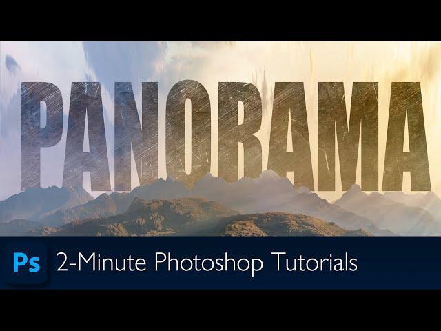 Make a Panorama In Photoshop | Photoshop Tutorial